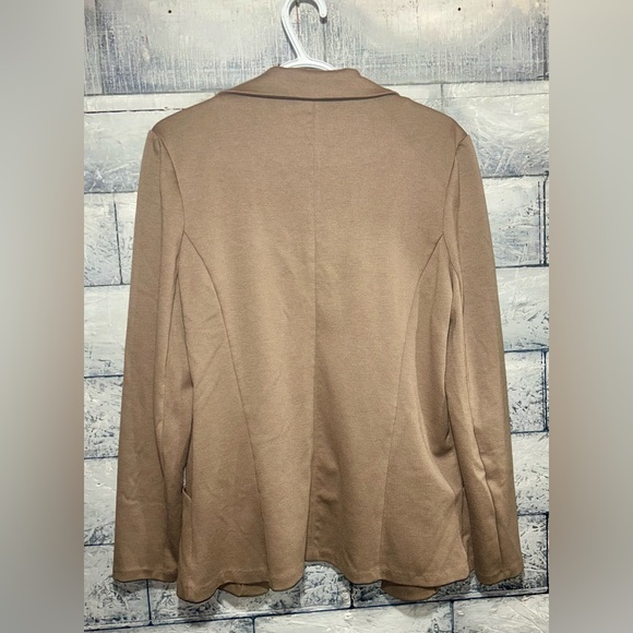 Kismet Brown Open Front Blazer Sz Medium - Picture 4 of 4